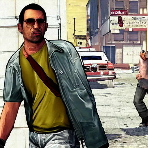 Prompt: José Luis Cantero El Fary in GTA IV