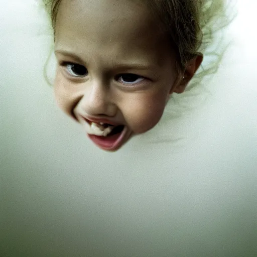 Prompt: portrait photography of happy child by annie leibovitz, deep emotions, perfect facial symmetry, dim volumetric cinematic lighting, 8 k, post - processing, extremely hyper - detailed, intricate, epic composition, masterpiece, stunning,