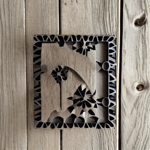 Image similar to layered lasercut wood