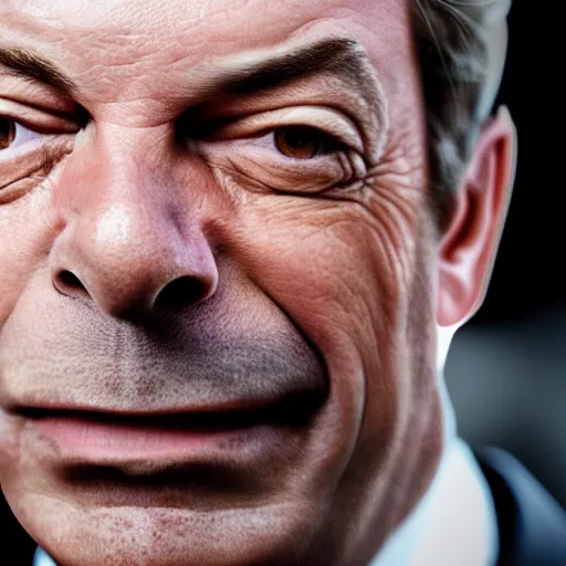 Image similar to nigel farage in skyrim splash art, movie still, detailed face, cinematic lighting, dramatic, octane render, long lens, shallow depth of field, bokeh, anamorphic lens flare, 8 k, hyper detailed, 3 5 mm film grain