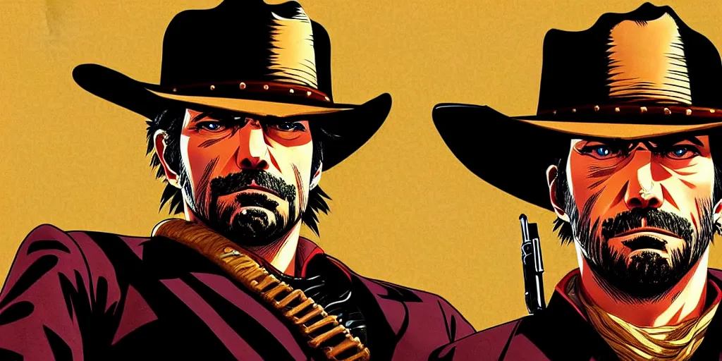 Image similar to complexity, detailed ultra sharp, beautiful woman sheriff, global lighting, theme western saloon, booze, revolver, cigars, sheriff sitting in saloon, fibonacci eyes, red dead redemption game, detailed faces, clean face, yoshihiro togashi style.