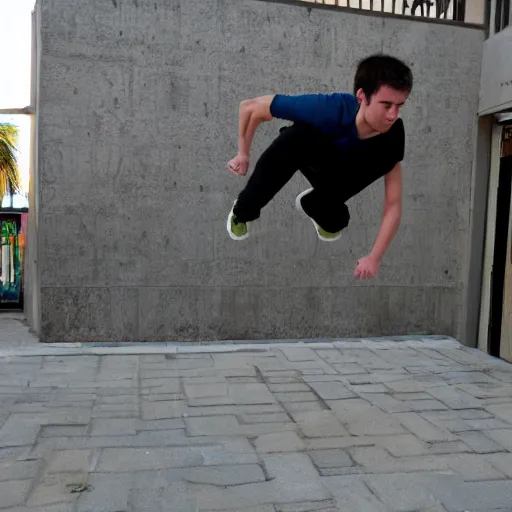 I practice parkour, but Taubaté's parkour #funny #comedia 