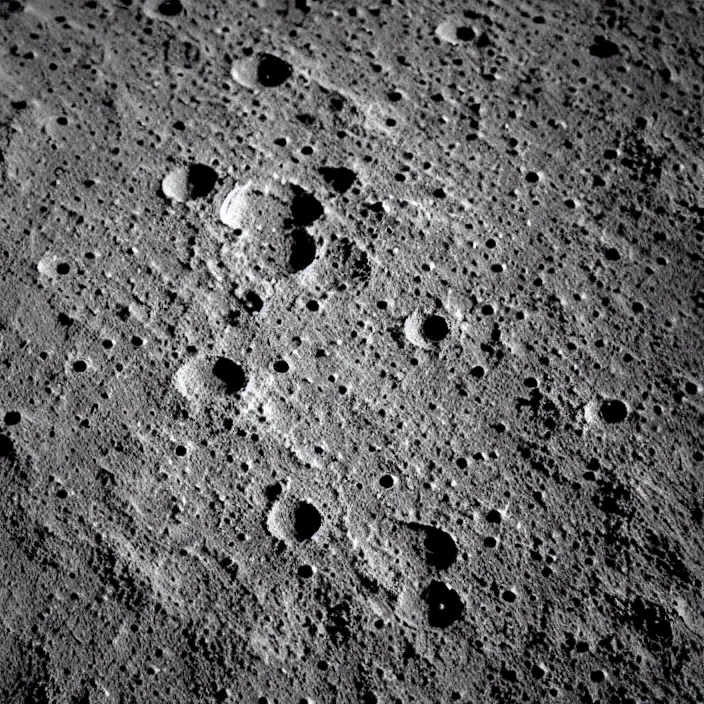 Prompt: boot prints on the lunar surface look like the punisher symbol