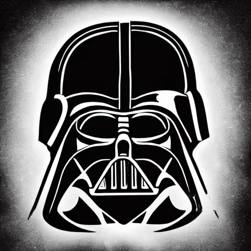 Image similar to svg sticker of a Pop-Wonder Darth-Vader at a rave, spinning records, giant headphones rocking out, wearing headphones, huge speakers, dancing, rave, DJ, spinning records, digital art, amazing composition, rule-of-thirds, award-winning, trending on artstation, featured on deviantart