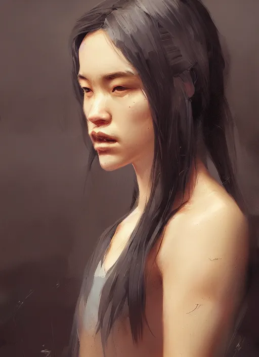 Prompt: portrait of Lauren chen by greg rutkowski