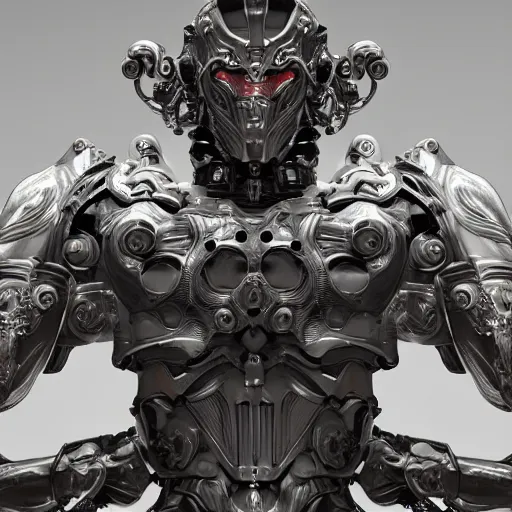 Image similar to mecha, highly detailed, symmetrical long head, smooth marble surfaces, detailed ink illustration, raiden metal gear, cinematic smooth stone, deep aesthetic, concept art, post process, 4k, carved marble texture and silk cloth, latex skin, highly ornate intricate details, art deco, dark enlightenment, alchemy, rubedo