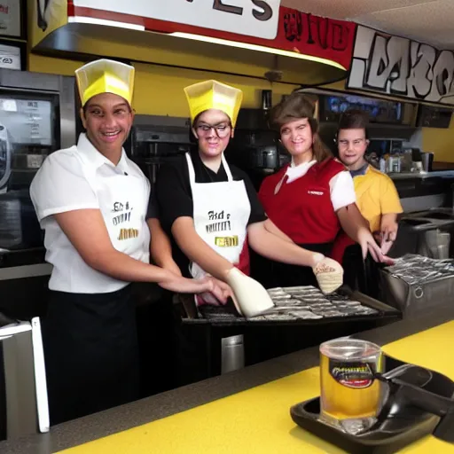 Image similar to wafflehouse employee's