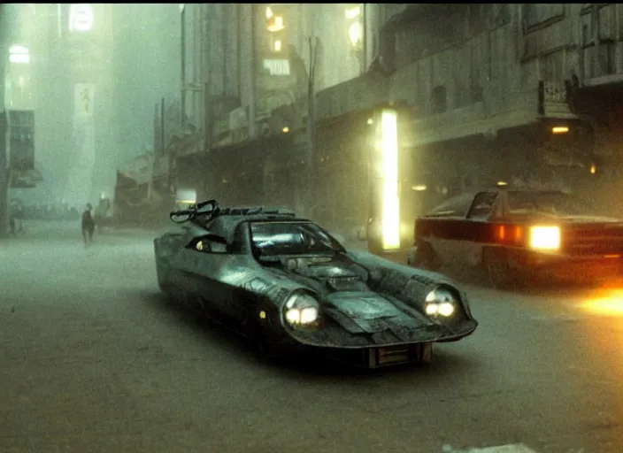 Image similar to vehicle from the 2012 science fiction film Blade Runner