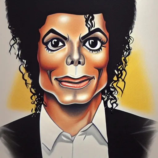 Image similar to michael jackson caricature