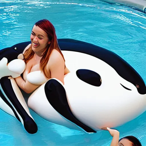 Image similar to orca pooltoy