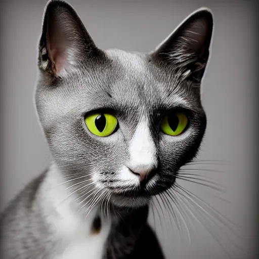 Image similar to portrait of a cute cat by elke vogelsang