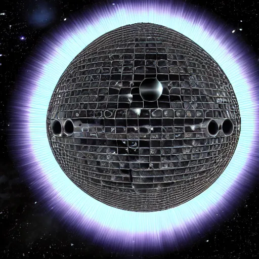 Prompt: photo of a dyson sphere