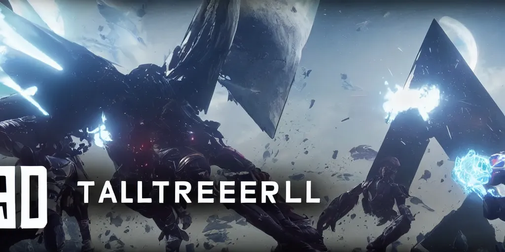 Prompt: official trailer for destiny 2 lightfall expansion, dlc, the witness raid boss fight, final shape, the darkness, the light, pyramid ships, the traveler, gameplay footage cutscene ign walkthrough, video by aztecross