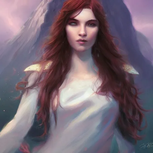 Prompt: a portrait of a character in a scenic environment by charlie bowater, eldritch