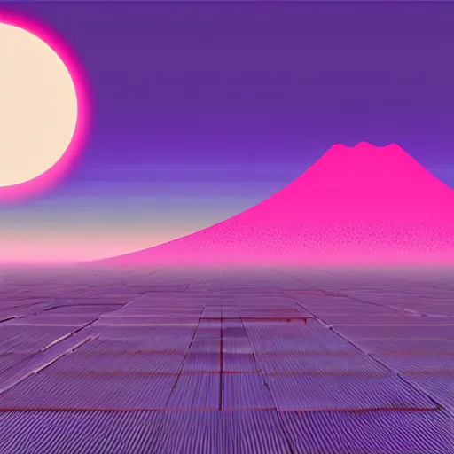 synthwave digital art, japanese landscape | Stable Diffusion | OpenArt