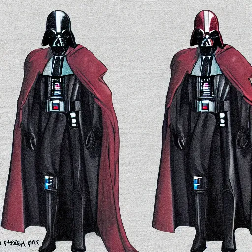 Image similar to concept art of a new Star Wars sith Lord