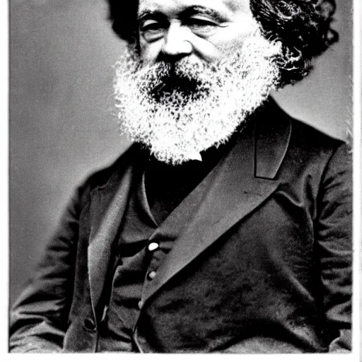 Image similar to Karl Marx, happy, with top hat, wearing monocle, looking posh