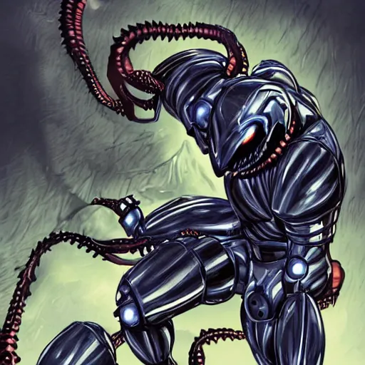 Prompt: robot venom