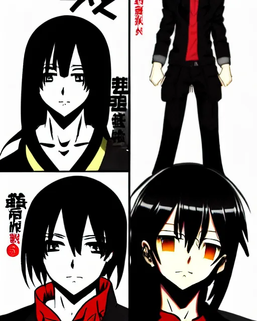 Prompt: anime character in the style of yoshiaki kawajiri