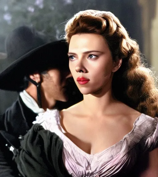 Image similar to Scarlett Johansson in Gone With the Wind