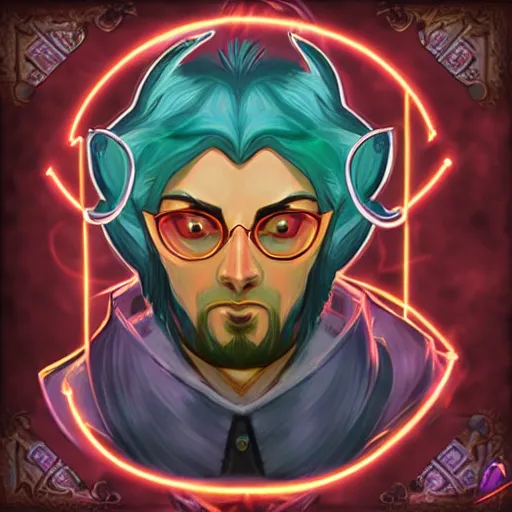 Image similar to a portrait of lucky luck in the style of arcane league of legends