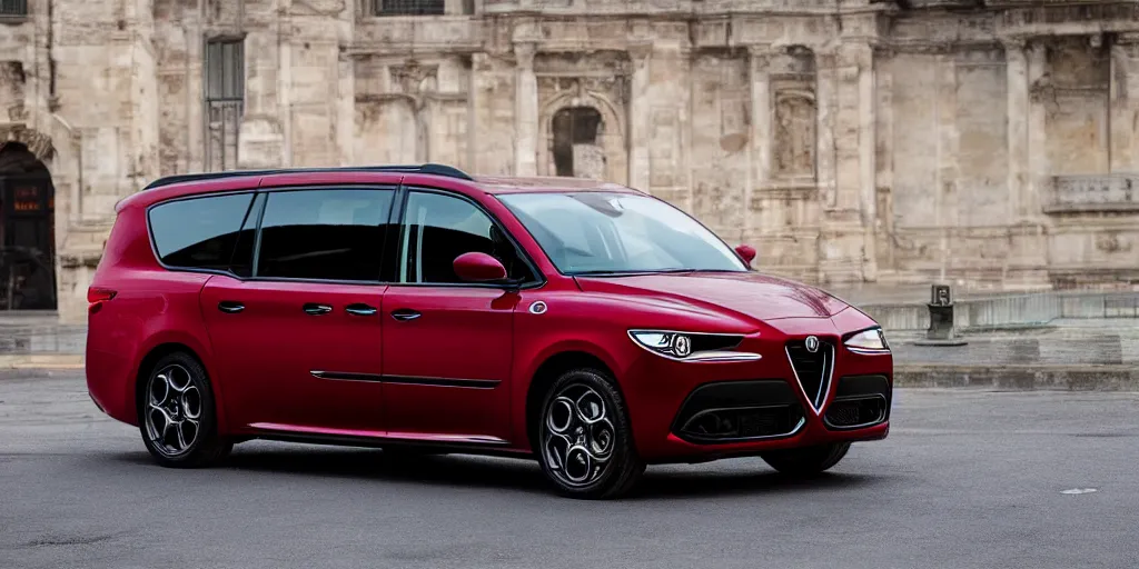 Image similar to 2022 Alfa Romeo Minivan