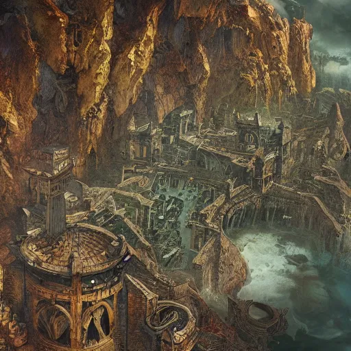 Image similar to rpg map printed on paper seen from above, fantasy game, highly detailed, illustration, fantasy art, in the style of greg rutkowski, epic, fantasy, intricate, hyper detailed, artstation, concept art, smooth, sharp focus, ray tracing