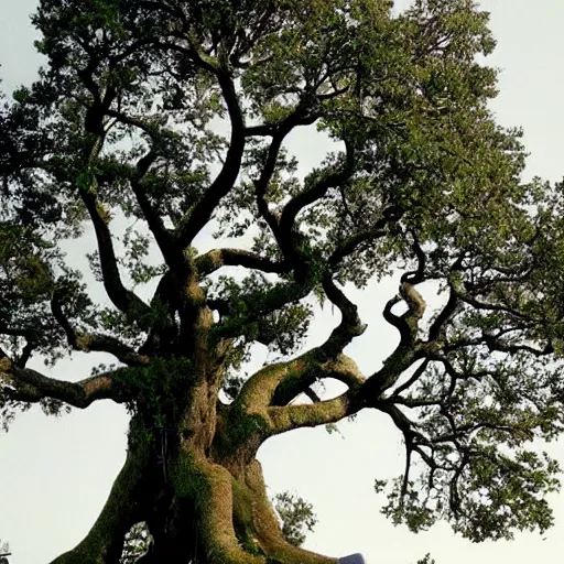 Image similar to a tree shaped like a throne