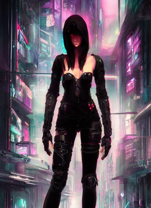 Image similar to teen elf, cyberpunk hacker, black hair, gorgeous, amazing, elegant, intricate, highly detailed, digital painting, artstation, concept art, sharp focus, illustration, art by ross tran