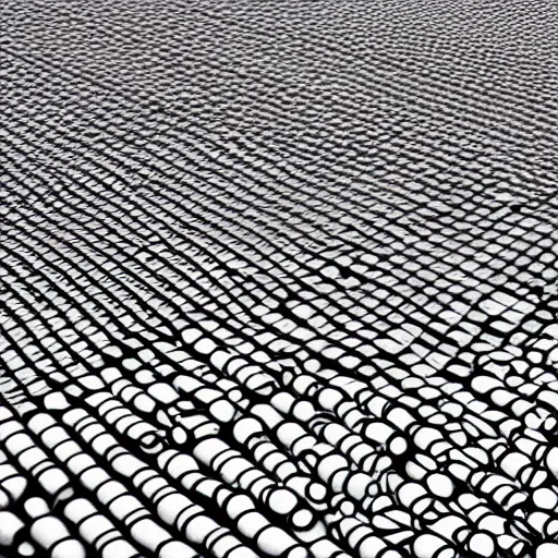 Image similar to a thousand pens found under the grid