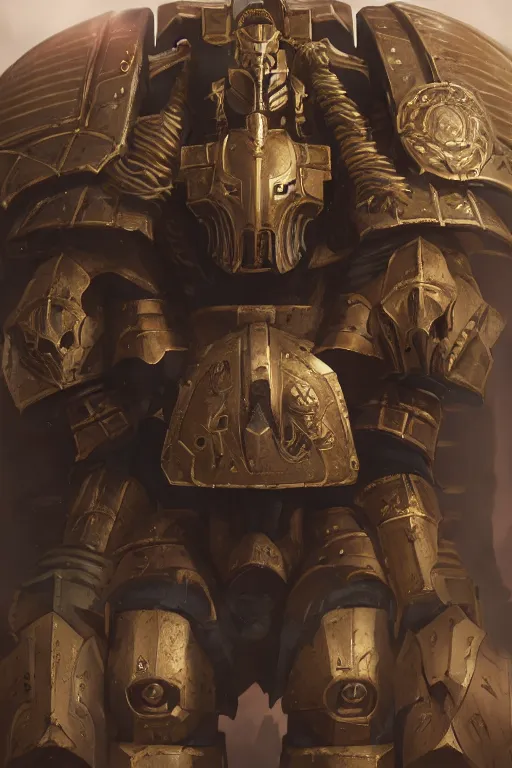 Image similar to armor portrait heros warhammer 4 0 k horus heresy fanart - the primarchs emperor by johannes helgeson animated with vfx concept artist & illustrator global illumination ray tracing hdr fanart arstation zbrush central hardmesh 8 k octane renderer comics stylized