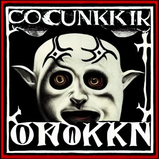 Prompt: count orlok ska band album cover