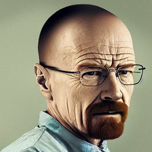 Image similar to walter white as a soy boy