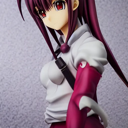 Prompt: High definition professional photograph of anime figure, beautifully detailed