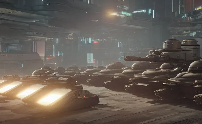 Prompt: screenshot of cyberpunk clone science lab, tanks containing clones of Emporer Palpatine's body floating in tanks, iconic scene from sci 1970s film by Stanley Kubric, 4k HD, cinematic lighting, moody scene, stunning cinematography, HR geiger set design, anamorphic lenses, kodak color film stock, movie still