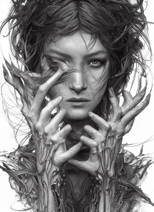 Prompt: an intricate pencil sketch of monster anatomy, ultra realistic, concept art, intricate details, eerie, highly detailed, photorealistic, octane render, 8 k, unreal engine. art by artgerm and greg rutkowski and charlie bowater and magali villeneuve and alphonse mucha