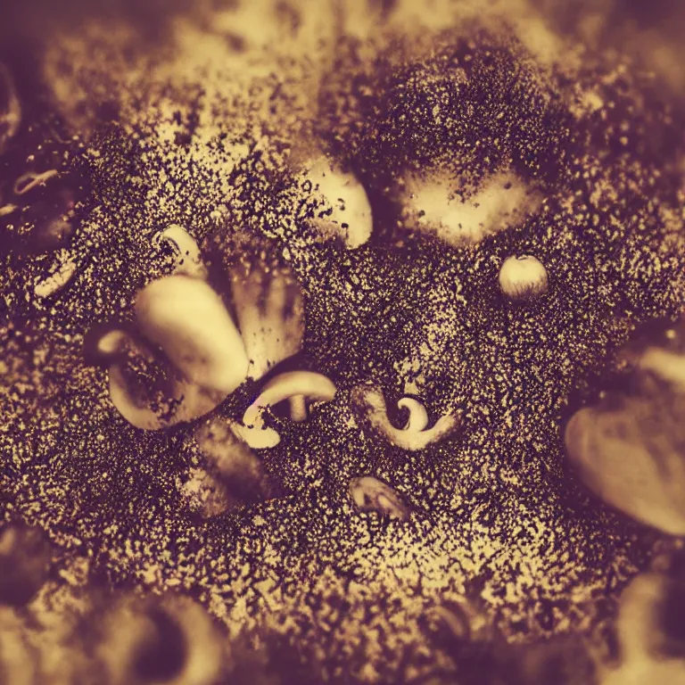 Image similar to double exposure of love, symbols of live, explosion, love is the most relevant theme, love is infinity, love is begin of all, 8 k resolution, artistic mode, artistic, trending on instagram, long exposure, love art, serious, fantasy and dreams vibes, mushrooms style and macro style, spawn, spruce vibes