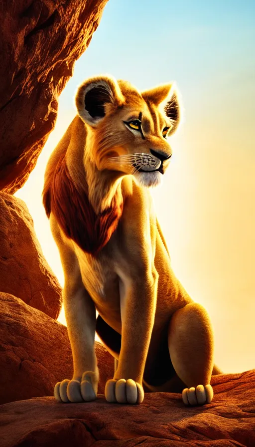 Image similar to amazing cosplay of nala from lion king, symmetrical, cinematic, elegant, luxury, real photography, 4 k, ultra hd, cosplay journal cover