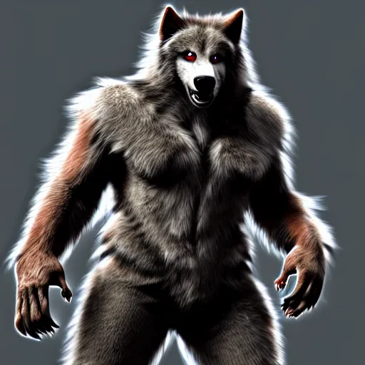 Image similar to cute handsome cuddly werewolf from van helsing unreal engine hyperreallistic render 8k character concept art masterpiece