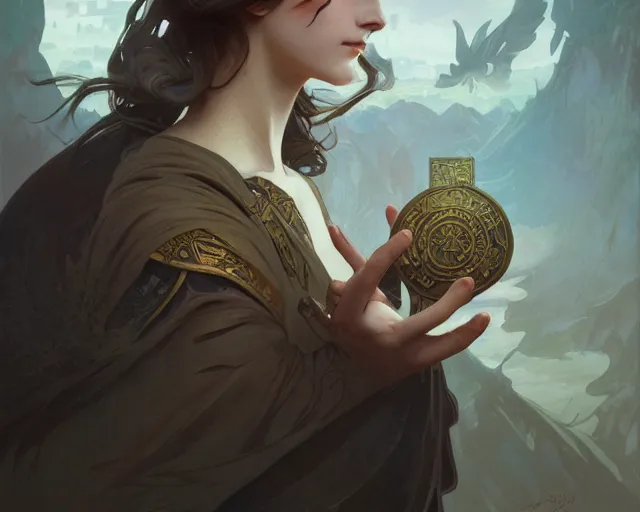 Prompt: photography of ben nicholson, deep focus, d & d, fantasy, intricate, elegant, highly detailed, digital painting, artstation, concept art, matte, sharp focus, illustration, hearthstone, art by artgerm and greg rutkowski and alphonse mucha