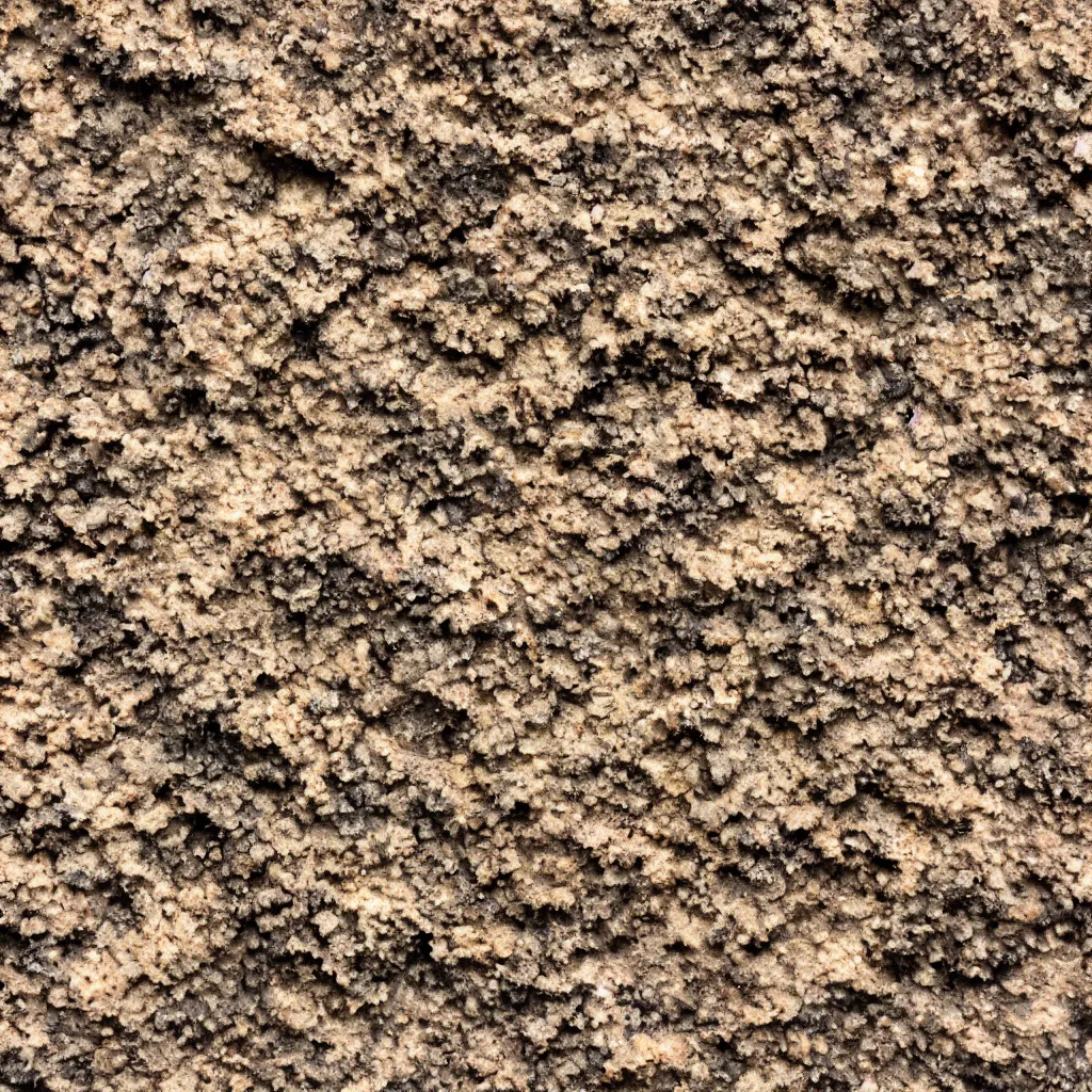 Prompt: crumble texture