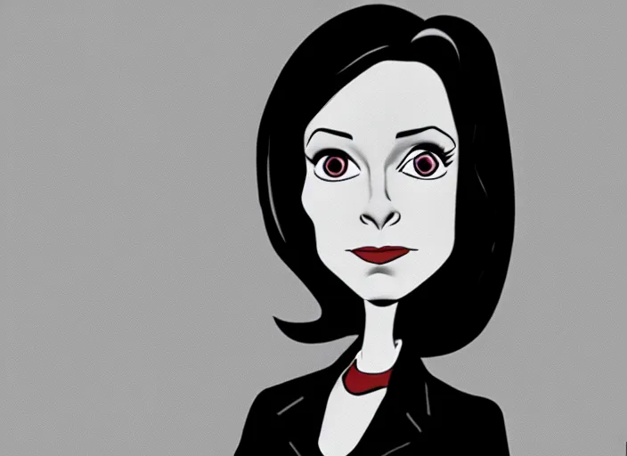 Image similar to dana scully in the style of 1 9 7 0 s disney animation