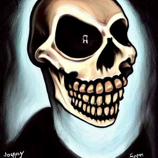 Prompt: spooky haunting scary jerma 9 8 5, jerma super scary spooky, highly detailed painting