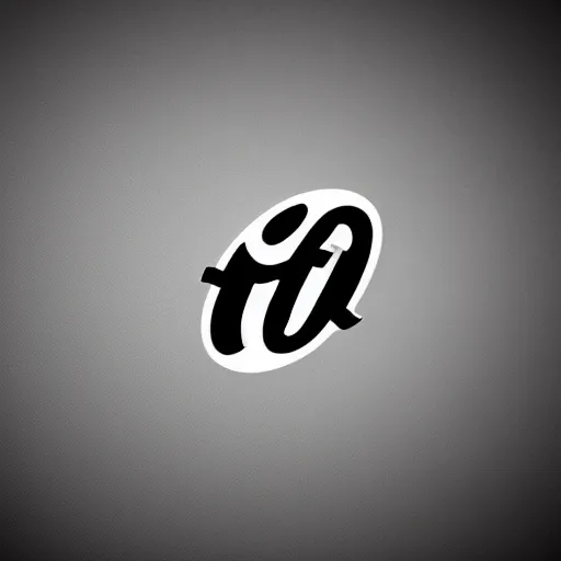 Prompt: logo that infuses the letters T and J, graphic design, black and white