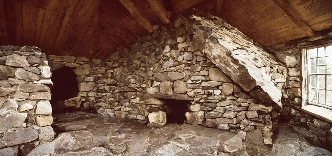 Prompt: scottish blackhouse designed by norman foster. fujinon premista 1 9 - 4 5 mm t 2. 9. portra 8 0 0.