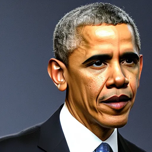 Image similar to white barack obama,