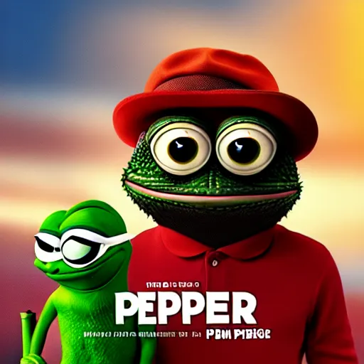 Image similar to pepe movie poster