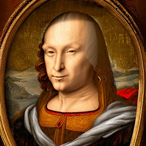 Image similar to donald trump in the style of da vinci