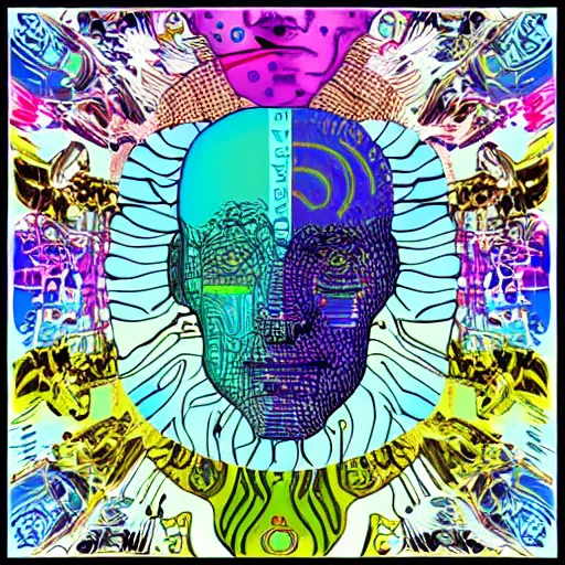 Image similar to Human psychodelic system