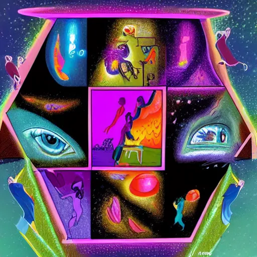 Image similar to the 5 th dimension ilustrated